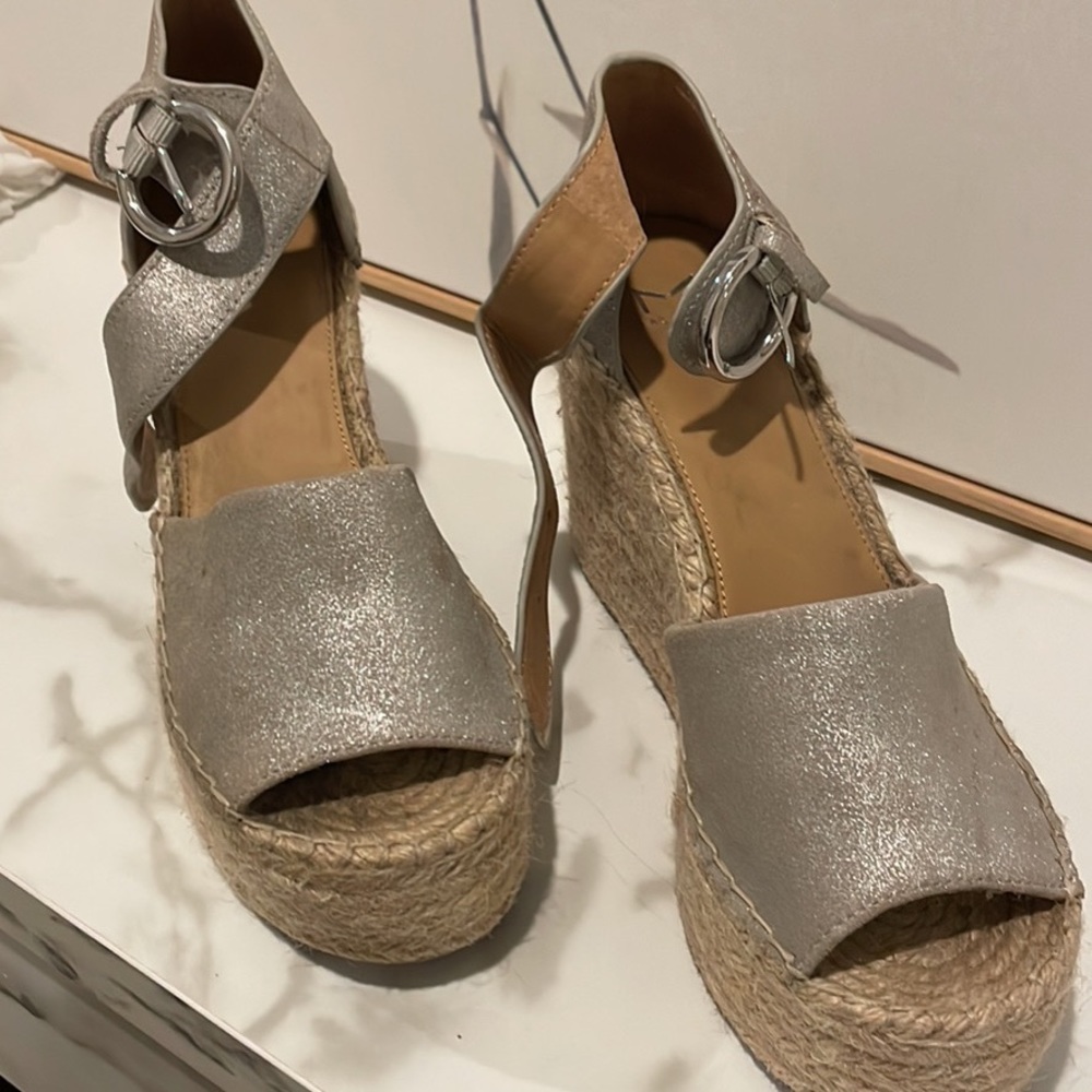 Espadrille Wedges Size 7.5